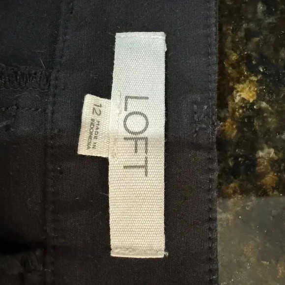 LOFT RIVIERA SHORT BLACK SIZE 12 - Picture 4 of 5